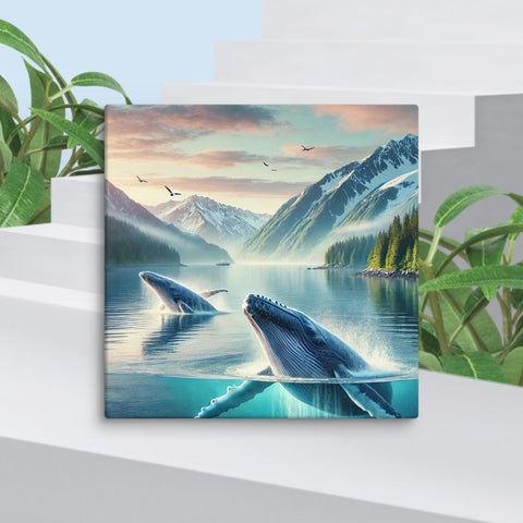 Ocean Giants Canvas Art - From Sea To Shining Art