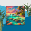 Tropical Escape Canvas - From Sea To Shining Art