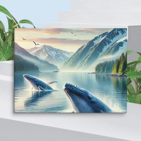 Ocean Giants Canvas Art - From Sea To Shining Art