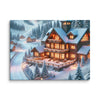 Winter Wonderland Lodge Canvas - From Sea To Shining Art
