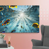 Sunbeams Beneath the Waves Art Canvas - From Sea To Shining Art