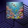 Underwater Sea Art Canvas - From Sea To Shining Art
