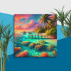 Tropical Escape Canvas - From Sea To Shining Art