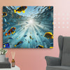 Sunbeams Beneath the Waves Art Canvas - From Sea To Shining Art