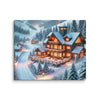 Winter Wonderland Lodge Canvas - From Sea To Shining Art