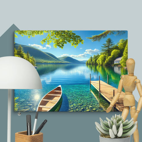 Lake Serenity Canvas - From Sea To Shining Art