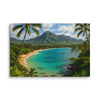 Dream Beach Escape Canvas Art - From Sea To Shining Art
