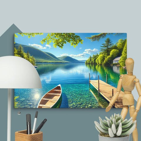 Lake Serenity Canvas - From Sea To Shining Art