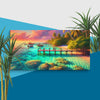 Tropical Escape Canvas - From Sea To Shining Art