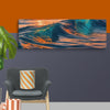 Evening Sea Art Canvas - From Sea To Shining Art