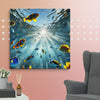 Sunbeams Beneath the Waves Art Canvas - From Sea To Shining Art