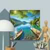 Lake Serenity Canvas - From Sea To Shining Art