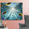 Sunbeams Beneath the Waves Art Canvas - From Sea To Shining Art