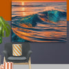 Evening Sea Art Canvas - From Sea To Shining Art