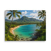 Dream Beach Escape Canvas Art - From Sea To Shining Art