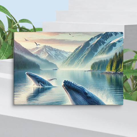 Ocean Giants Canvas Art - From Sea To Shining Art