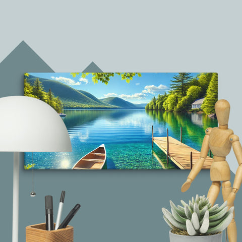 Lake Serenity Canvas - From Sea To Shining Art