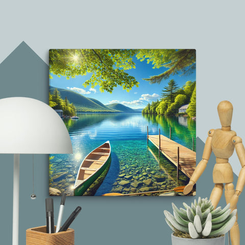 Lake Serenity Canvas - From Sea To Shining Art
