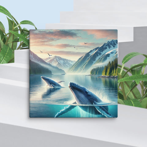 Ocean Giants Canvas Art - From Sea To Shining Art