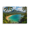Dream Beach Escape Canvas Art - From Sea To Shining Art