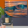 Evening Sea Art Canvas - From Sea To Shining Art