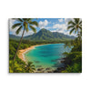 Dream Beach Escape Canvas Art - From Sea To Shining Art