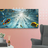 Sunbeams Beneath the Waves Art Canvas - From Sea To Shining Art