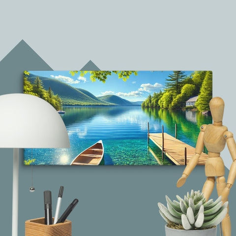Lake Serenity Canvas - From Sea To Shining Art