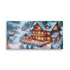 Winter Wonderland Lodge Canvas - From Sea To Shining Art