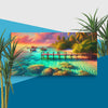 Tropical Escape Canvas - From Sea To Shining Art