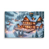 Winter Wonderland Lodge Canvas - From Sea To Shining Art