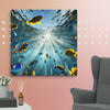 Sunbeams Beneath the Waves Art Canvas - From Sea To Shining Art