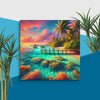 Tropical Escape Canvas - From Sea To Shining Art