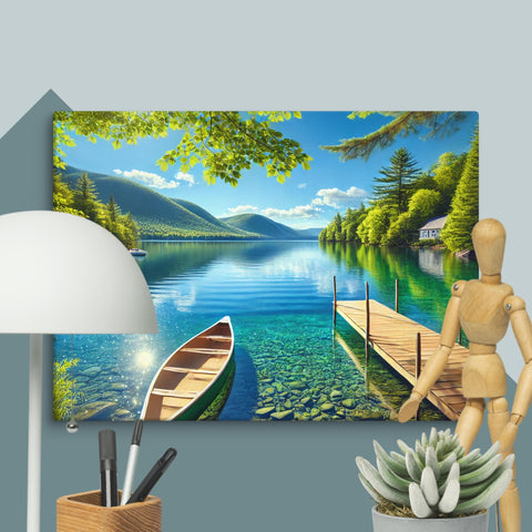 Lake Serenity Canvas - From Sea To Shining Art