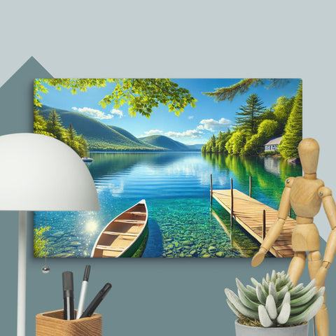Lake Serenity Canvas - From Sea To Shining Art