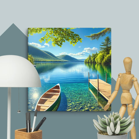 Lake Serenity Canvas - From Sea To Shining Art