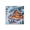 Winter Wonderland Lodge Canvas - From Sea To Shining Art