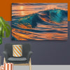 Evening Sea Art Canvas - From Sea To Shining Art