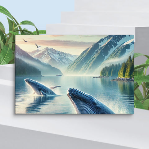 Ocean Giants Canvas Art - From Sea To Shining Art