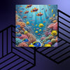 Underwater Sea Art Canvas - From Sea To Shining Art
