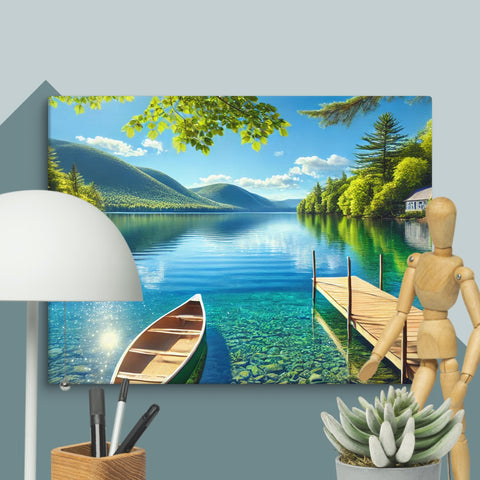 Lake Serenity Canvas - From Sea To Shining Art