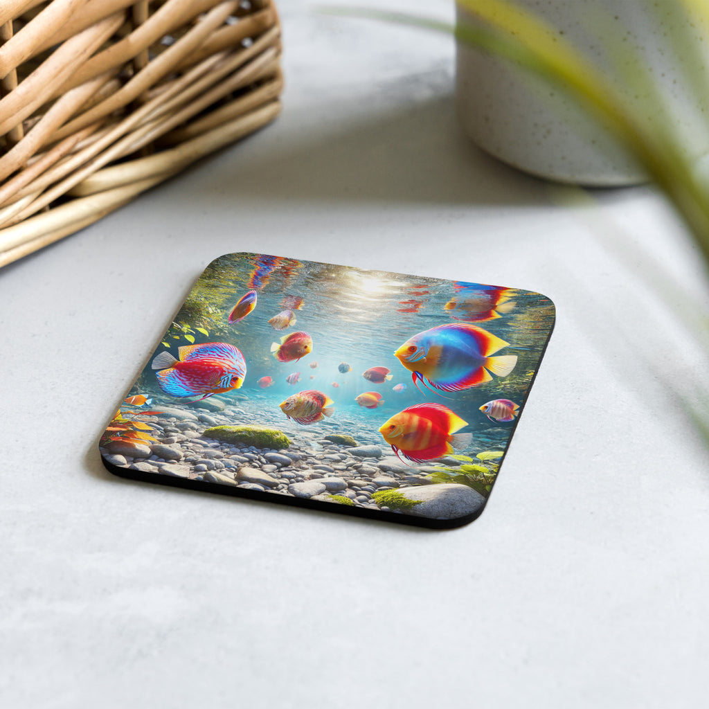 Tropical Fish Delight Coaster - From Sea To Shining Art