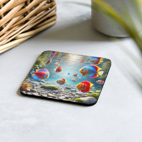 Tropical Fish Delight Coaster - From Sea To Shining Art