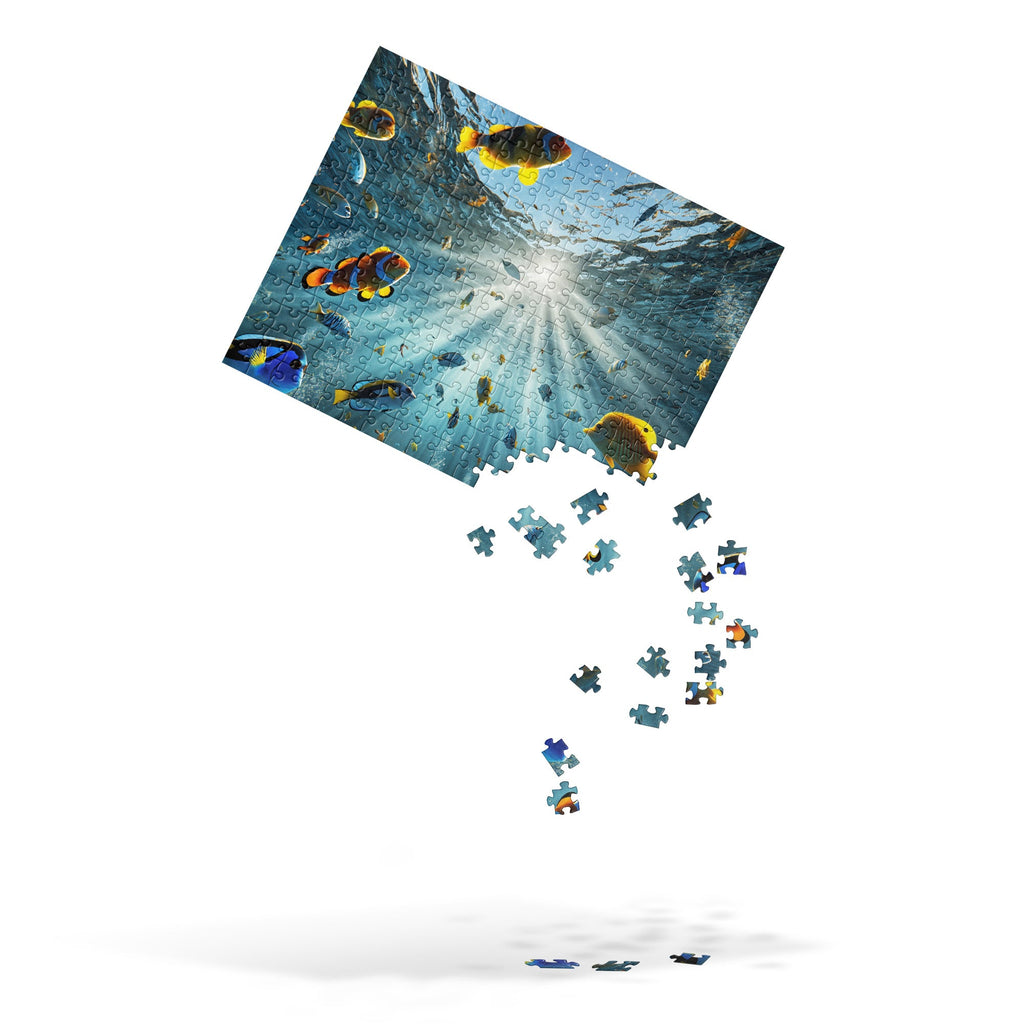 Sunbeams Beneath the Waves Jigsaw puzzle - From Sea To Shining Art