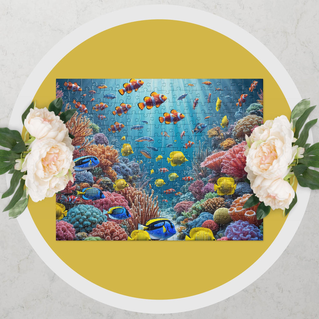 Underwater Sea Element Art Jigsaw puzzle - From Sea To Shining Art