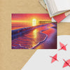 Evening Sea Sunset Art Jigsaw Puzzle - From Sea To Shining Art