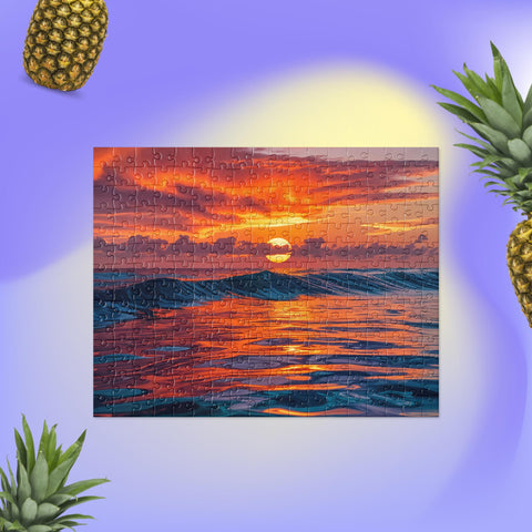 Sunset Over Sea Jigsaw puzzle - From Sea To Shining Art