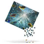 Sunbeams Beneath the Waves Jigsaw puzzle - From Sea To Shining Art