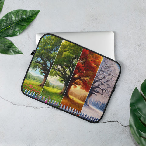 Art of Seasons Laptop Sleeve - From Sea To Shining Art