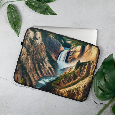Nature's Embrace Laptop Sleeve - From Sea To Shining Art